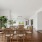 spacious dining area adjacent to kitchen 