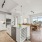 kitchen with pendant lights over island